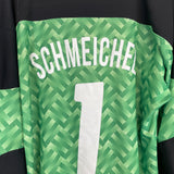 Shop 1989/92 DENMARK SCHMEICHEL #1 GK SHIRT (L) HUMMEL, classic football shirts, vintage football shirts & retro soccer jerseys at Cult Kits