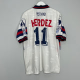 Shop 2001/02 GUERREROS DE ACAPULCO #11 HOME SHIRT (L) GARCIS, classic football shirts, vintage football shirts & retro soccer jerseys at Cult Kits