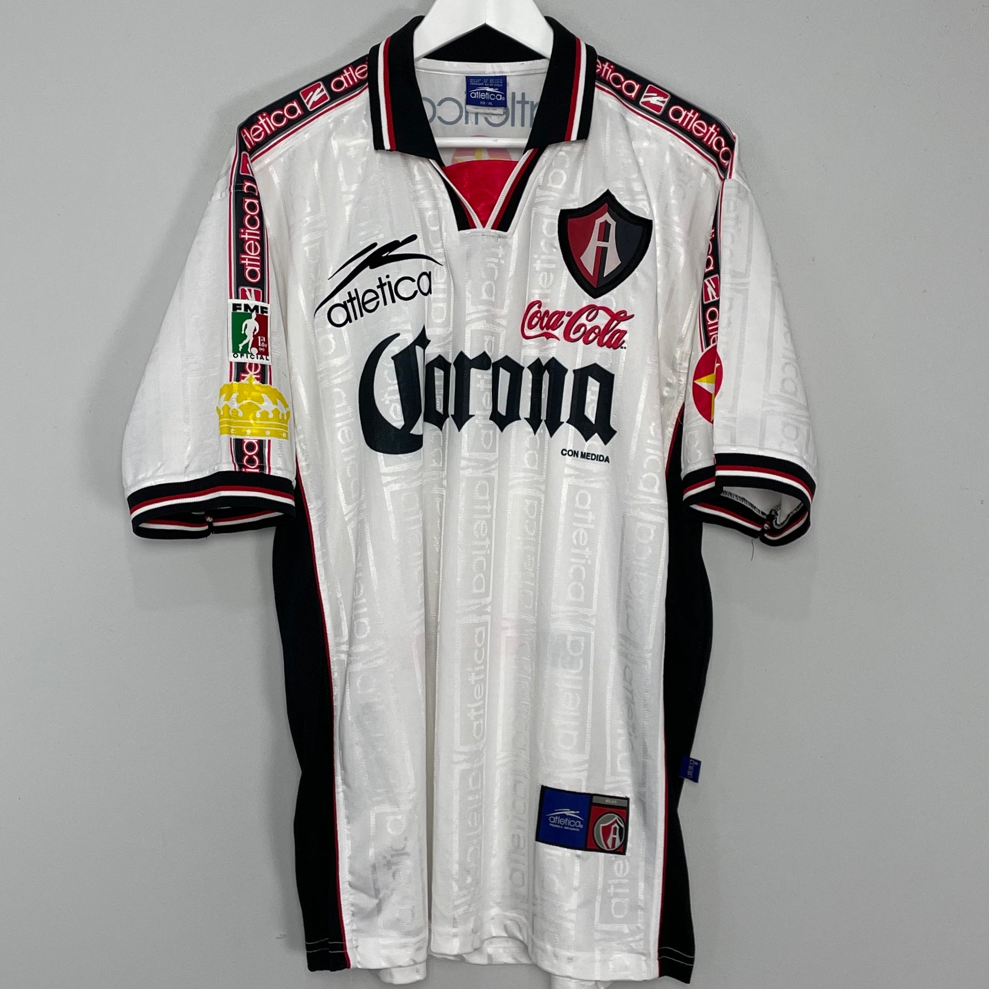 Shop 1996/97 ATLAS AWAY SHIRT (XL) ATLETICA, classic football shirts, vintage football shirts & retro soccer jerseys at Cult Kits