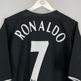 2003/05 MANCHESTER UNITED RONALDO #7 AWAY SHIRT (XL) NIKE