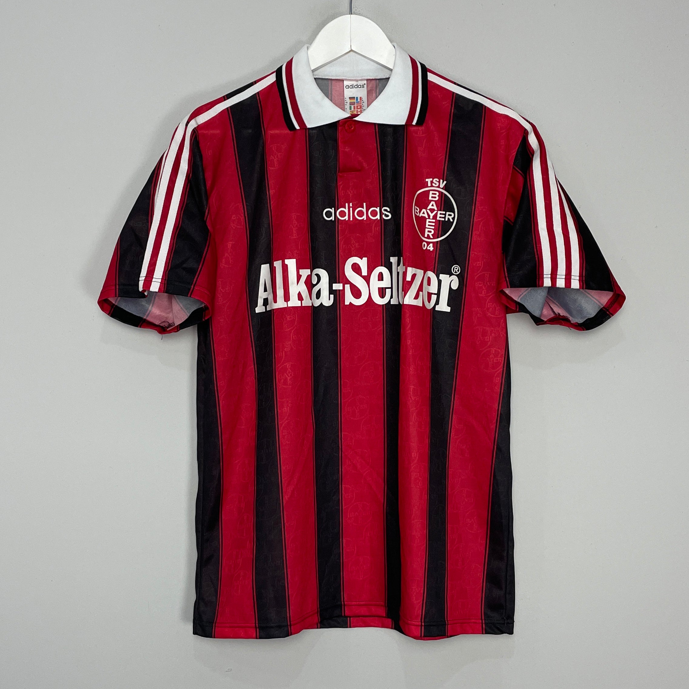 Shop 1995/96 BAYER LEVERKUSEN HOME SHIRT (M) ADIDAS, classic football shirts, vintage football shirts & retro soccer jerseys at Cult Kits
