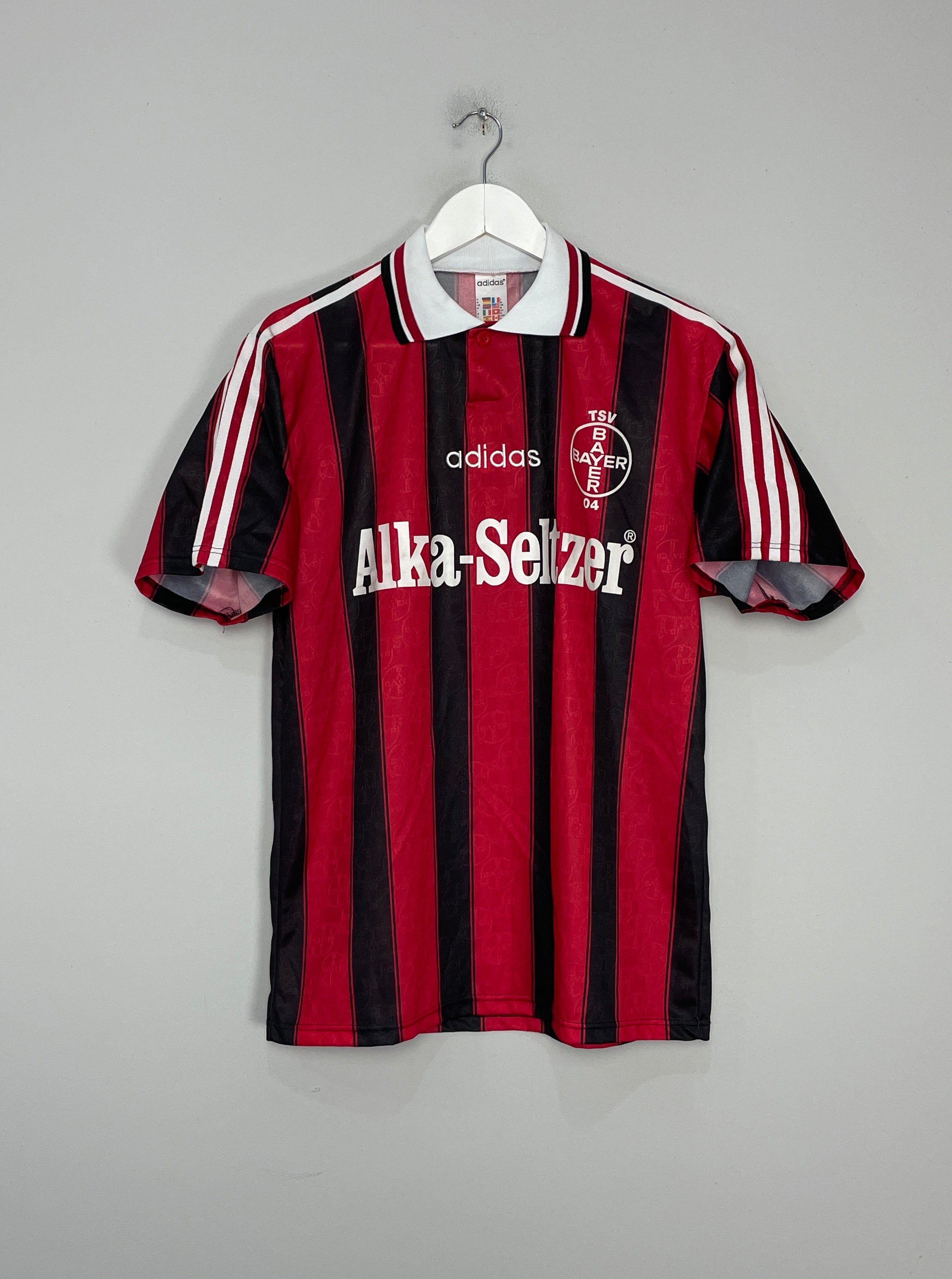 Shop 1995/96 BAYER LEVERKUSEN HOME SHIRT (M) ADIDAS, classic football shirts, vintage football shirts & retro soccer jerseys at Cult Kits