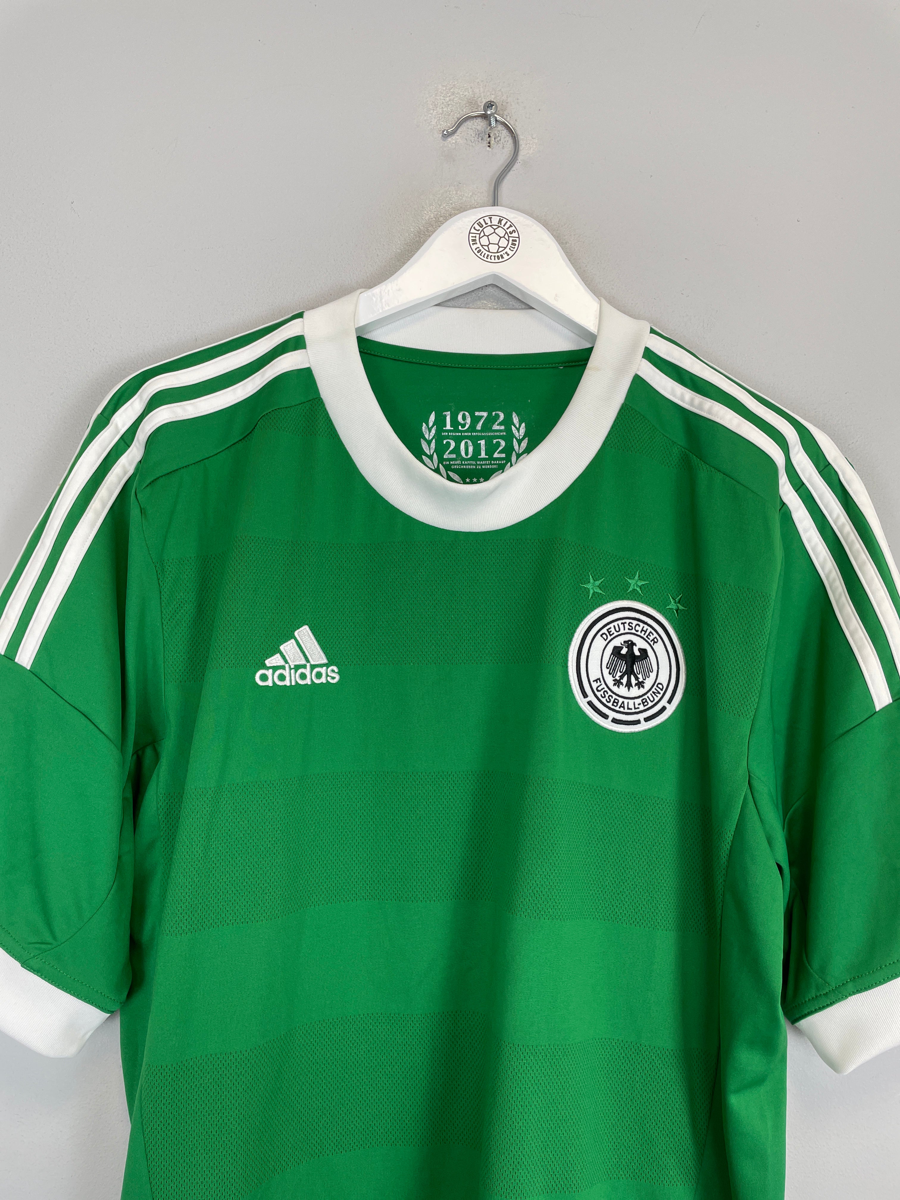 Shop 2012/13 GERMANY AWAY SHIRT (L) ADIDAS, classic football shirts, vintage football shirts & retro soccer jerseys at Cult Kits