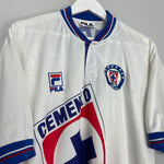 Shop 1999/00 CRUZ AZUL AWAY SHIRT (XL) FILA, classic football shirts, vintage football shirts & retro soccer jerseys at Cult Kits