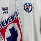 Shop 1999/00 CRUZ AZUL AWAY SHIRT (XL) FILA, classic football shirts, vintage football shirts & retro soccer jerseys at Cult Kits