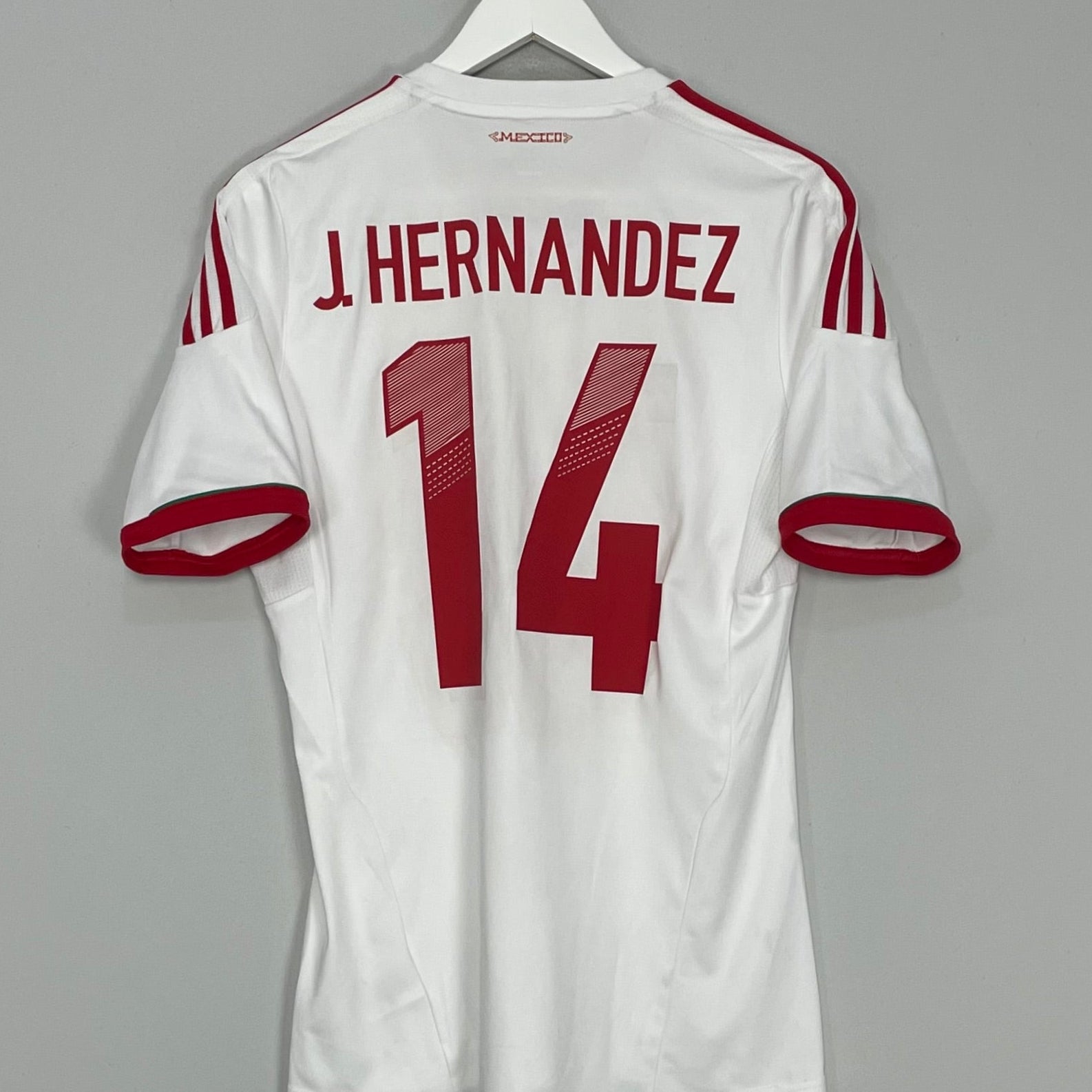 Shop 2011/12 MEXICO J.HERNANDEZ #14 AWAY SHIRT (S) ADIDAS, classic football shirts, vintage football shirts & retro soccer jerseys at Cult Kits