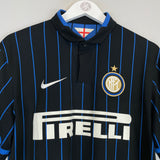 Shop 2014/15 INTER MILAN HOME SHIRT (M) NIKE, classic football shirts, vintage football shirts & retro soccer jerseys at Cult Kits