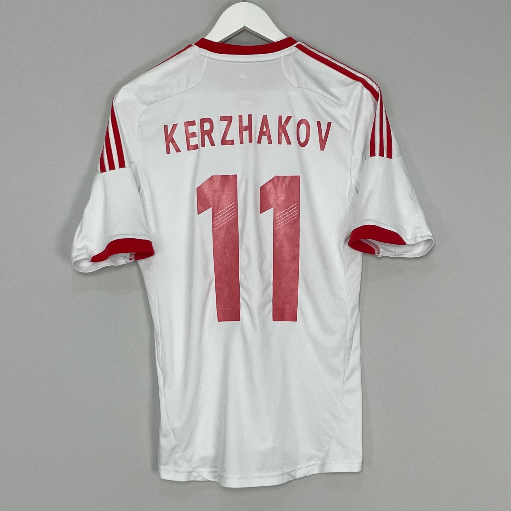 Shop 2012/13 RUSSIA KERZHAKOV #11 AWAY SHIRT (S) ADIDAS, classic football shirts, vintage football shirts & retro soccer jerseys at Cult Kits