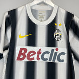 2011/12 JUVENTUS DEL PIERO #10 *PLAYER ISSUE* HOME SHIRT (L) NIKE