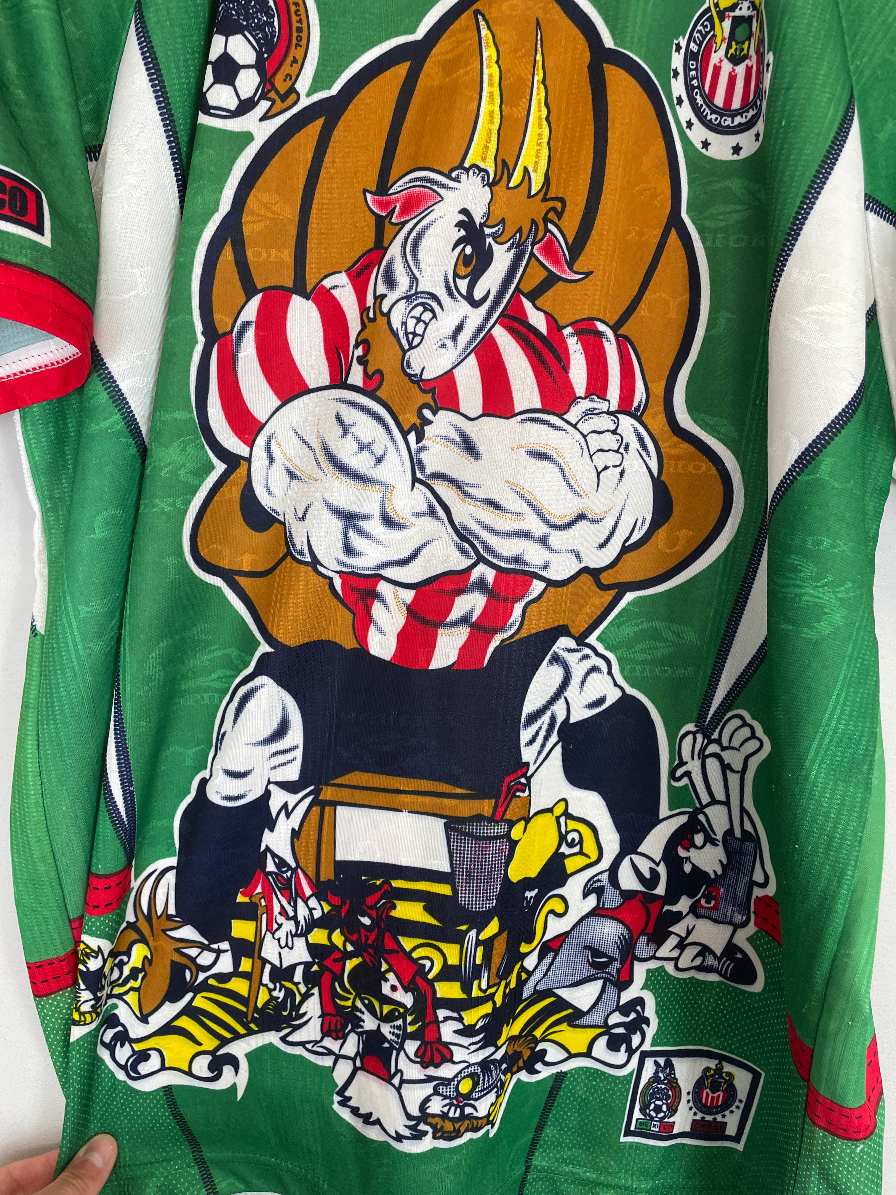 Shop 2002/04 MEXICO X CHIVAS BOOTLEG SHIRT (L), classic football shirts, vintage football shirts & retro soccer jerseys at Cult Kits