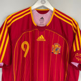 2006/08 SPAIN F.TORRES #9 HOME SHIRT (L) ADIDAS