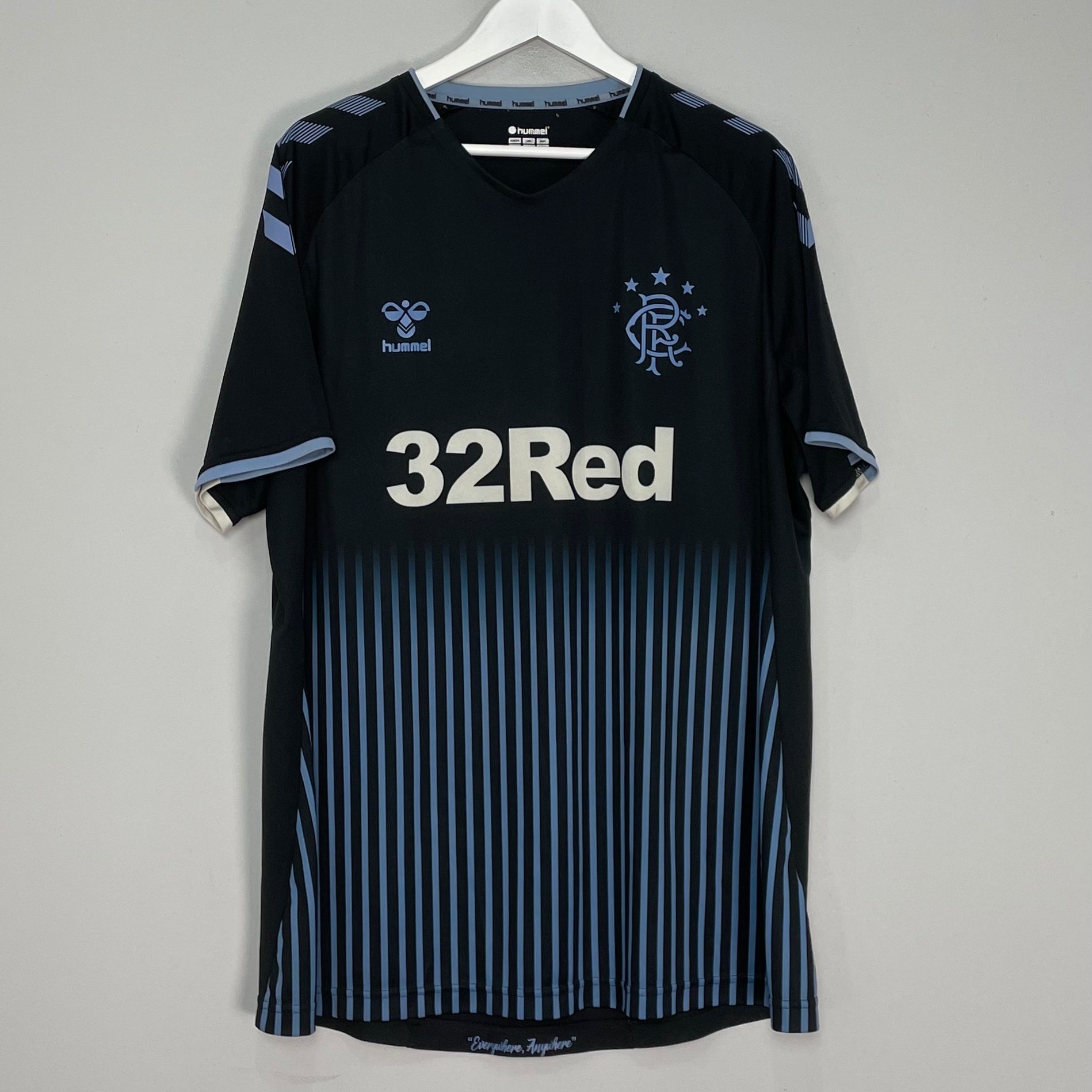 Shop 2019/20 RANGERS AWAY SHIRT (XXXL) HUMMEL, classic football shirts, vintage football shirts & retro soccer jerseys at Cult Kits