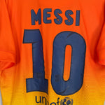 Shop 2012/13 BARCELONA MESSI #10 AWAY SHIRT (L) NIKE, classic football shirts, vintage football shirts & retro soccer jerseys at Cult Kits