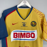 Shop 2007/08 CLUB AMERICA CABANAS #9 *SUDAMERICANA FINAL* HOME SHIRT (M) NIKE, classic football shirts, vintage football shirts & retro soccer jerseys at Cult Kits