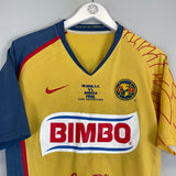 Shop 2007/08 CLUB AMERICA CABANAS #9 *SUDAMERICANA FINAL* HOME SHIRT (M) NIKE, classic football shirts, vintage football shirts & retro soccer jerseys at Cult Kits