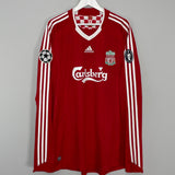 2008/10 LIVERPOOL TORRES #9 C/L L/S HOME SHIRT (XXL) ADIDAS