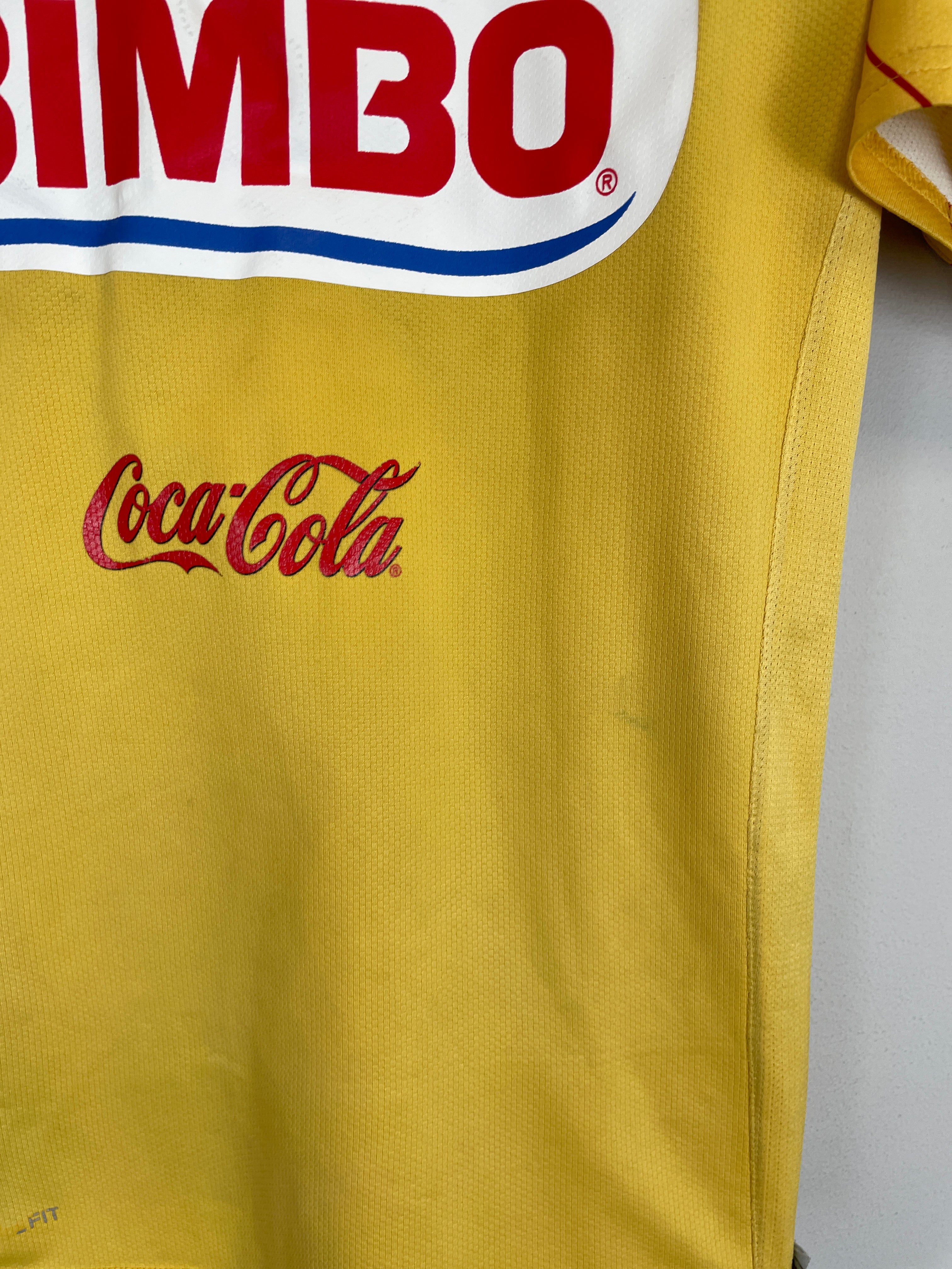 Shop 2007/08 CLUB AMERICA CABANAS #9 *SUDAMERICANA FINAL* HOME SHIRT (M) NIKE, classic football shirts, vintage football shirts & retro soccer jerseys at Cult Kits