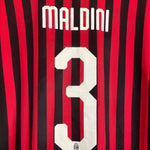 Shop 2019/20 AC MILAN MALDINI #3 HOME SHIRT (M) PUMA, classic football shirts, vintage football shirts & retro soccer jerseys at Cult Kits