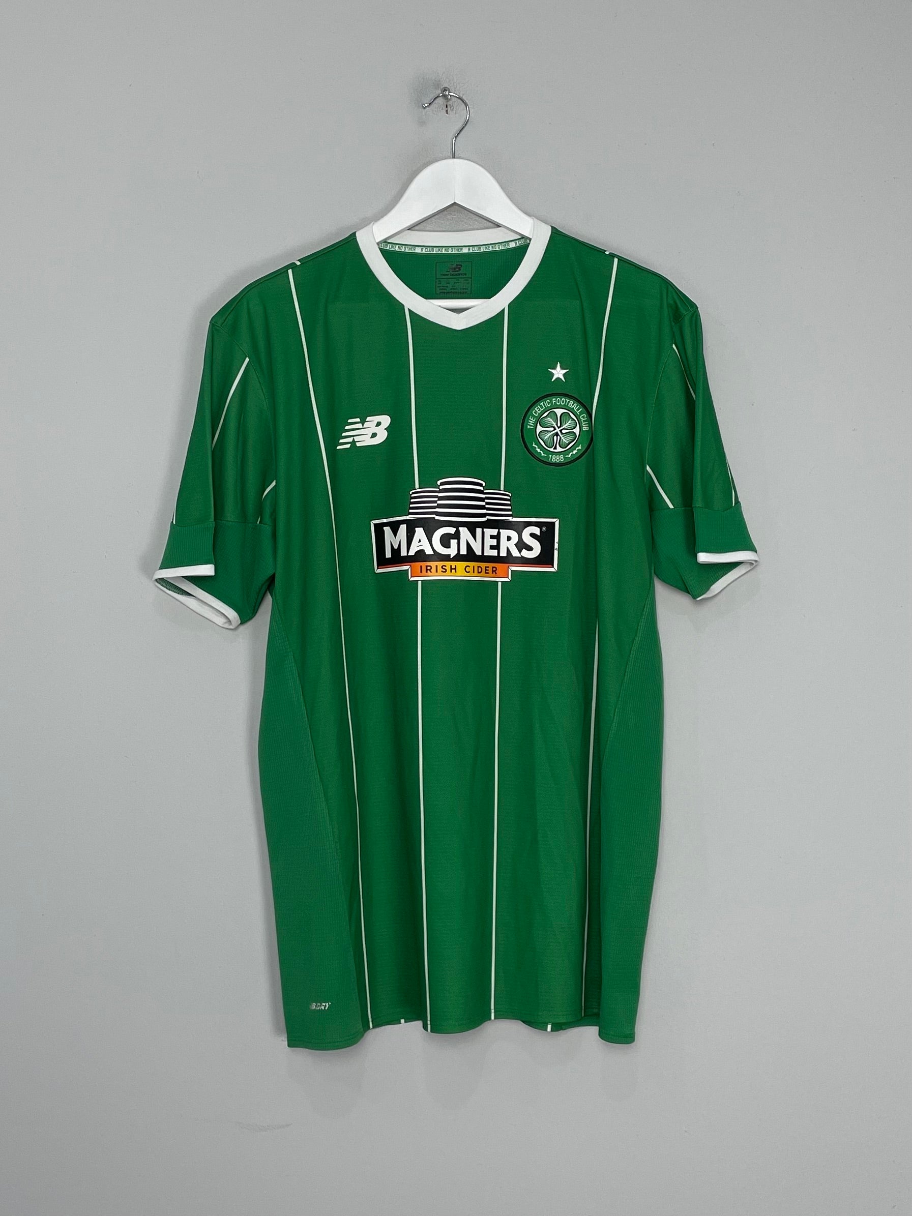 Shop 2015/16 CELTIC AWAY SHIRT (XL) NEW BALANCE, classic football shirts, vintage football shirts & retro soccer jerseys at Cult Kits
