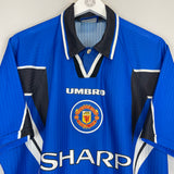 1996/98 MANCHESTER UNITED BECKHAM #10 THIRD SHIRT (XL) UMBRO