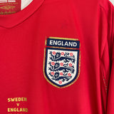 Shop 2006/08 ENGLAND BECKHAM #7 L/S AWAY SHIRT (M) UMBRO, classic football shirts, vintage football shirts & retro soccer jerseys at Cult Kits