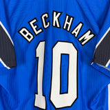 1996/98 MANCHESTER UNITED BECKHAM #10 THIRD SHIRT (XL) UMBRO