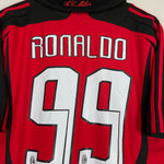 Shop 2007/08 AC MILAN RONALDO #99 HOME SHIRT (XL) ADIDAS, classic football shirts, vintage football shirts & retro soccer jerseys at Cult Kits