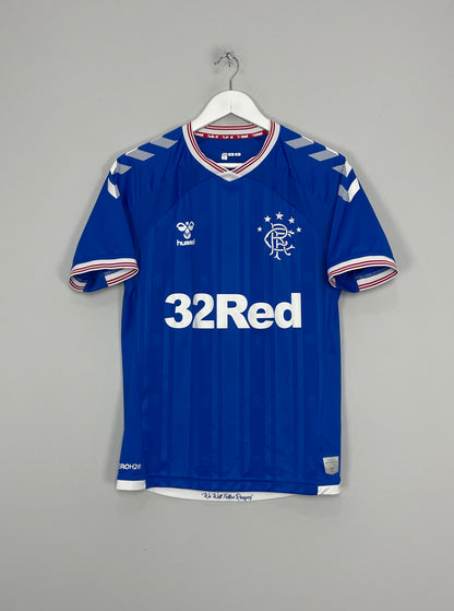 Image of the Rangers home shirt from the 2019/20 season