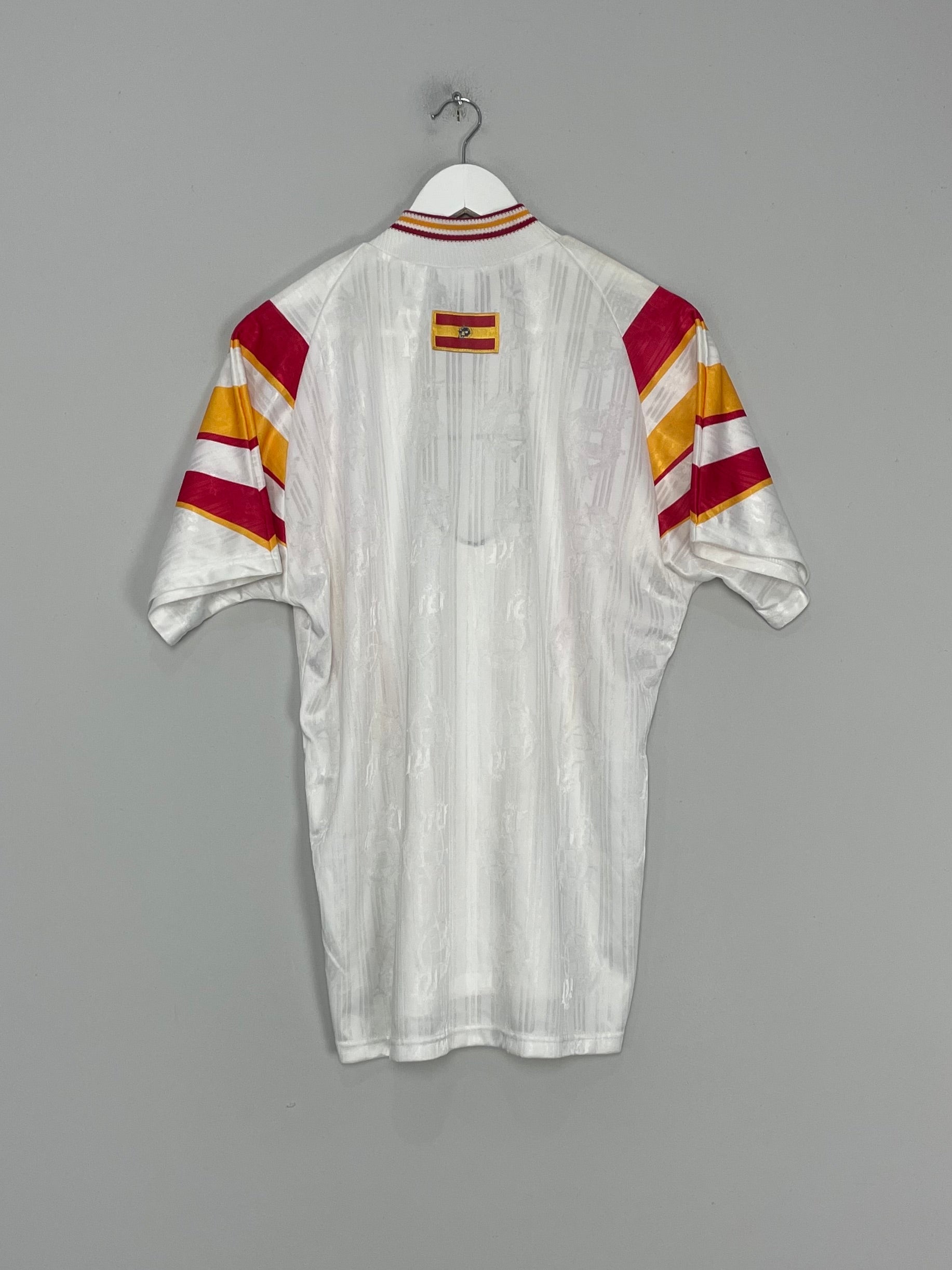 Shop 1996/98 SPAIN AWAY SHIRT (M) ADIDAS, classic football shirts, vintage football shirts & retro soccer jerseys at Cult Kits