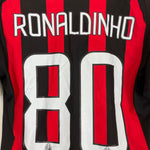 Shop 2008/09 AC MILAN RONALDINHO #80 HOME SHIRT (M) ADIDAS, classic football shirts, vintage football shirts & retro soccer jerseys at Cult Kits