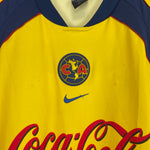 Shop 2001/02 CLUB AMERICA ZAMORANO #9 HOME SHIRT (M) NIKE, classic football shirts, vintage football shirts & retro soccer jerseys at Cult Kits