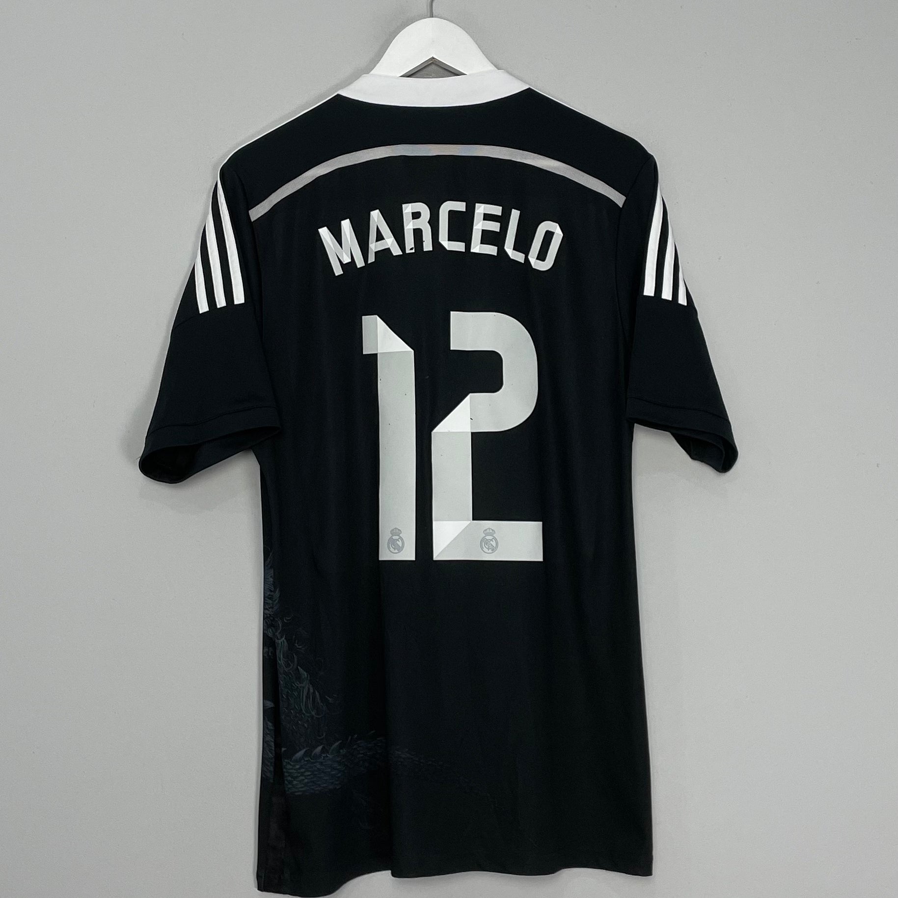 Shop 2014/15 REAL MADRID MARCELO #12 THIRD SHIRT (L) ADIDAS, classic football shirts, vintage football shirts & retro soccer jerseys at Cult Kits
