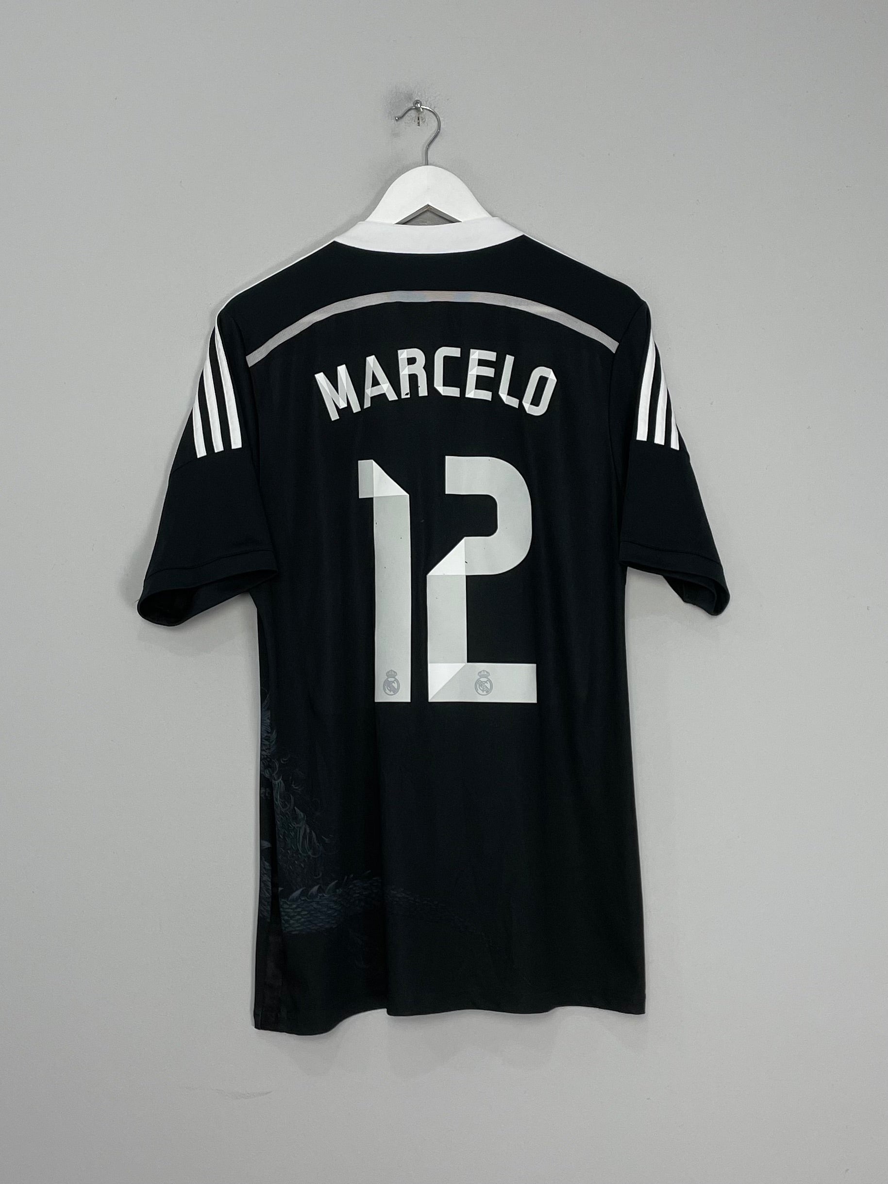 Shop 2014/15 REAL MADRID MARCELO #12 THIRD SHIRT (L) ADIDAS, classic football shirts, vintage football shirts & retro soccer jerseys at Cult Kits
