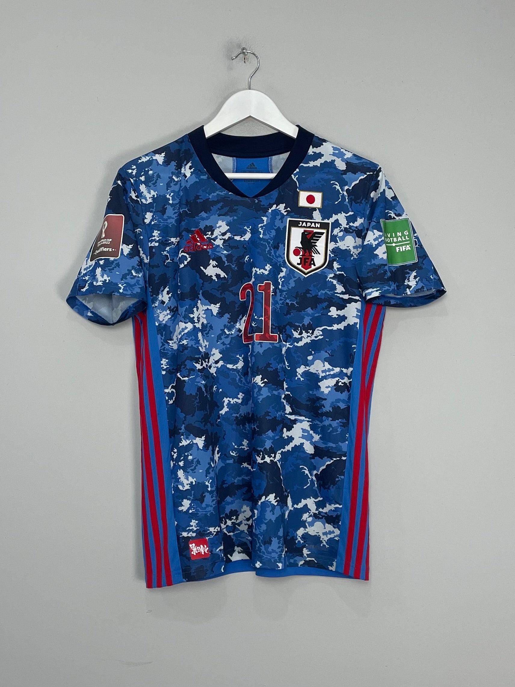 Shop 2020/21 JAPAN #21 HOME SHIRT (S) ADIDAS, classic football shirts, vintage football shirts & retro soccer jerseys at Cult Kits