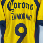 Shop 2001/02 CLUB AMERICA ZAMORANO #9 HOME SHIRT (M) NIKE, classic football shirts, vintage football shirts & retro soccer jerseys at Cult Kits
