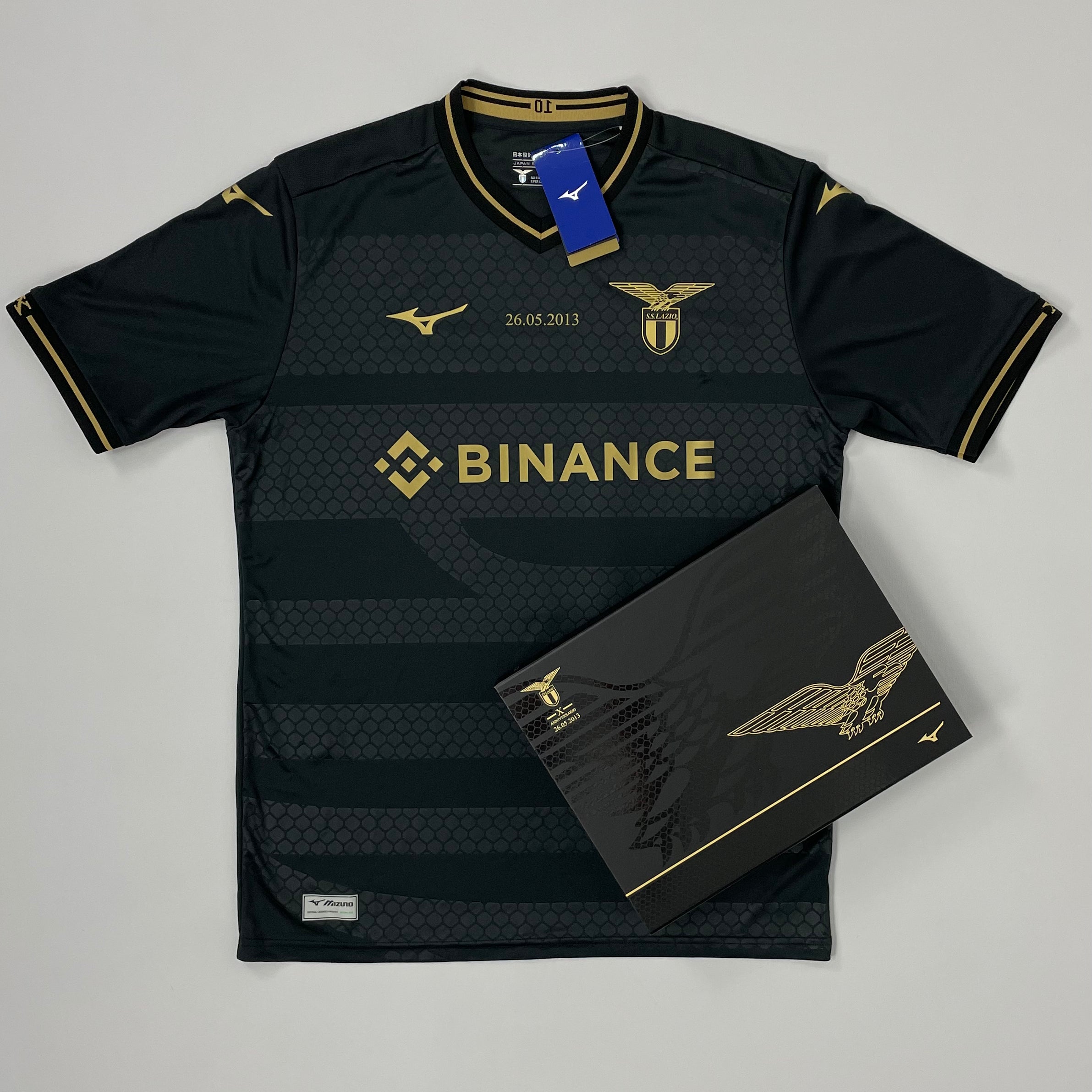Shop 2023/24 LAZIO IMMOBILE #17 *BNIB* COPPA ITALIA ANNIVERSARY SHIRT (L) MIZUNO, classic football shirts, vintage football shirts & retro soccer jerseys at Cult Kits