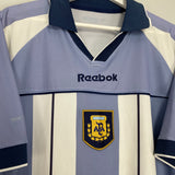 Shop 2000/01 ARGENTINA HOME SHIRT (XL) REEBOK, classic football shirts, vintage football shirts & retro soccer jerseys at Cult Kits