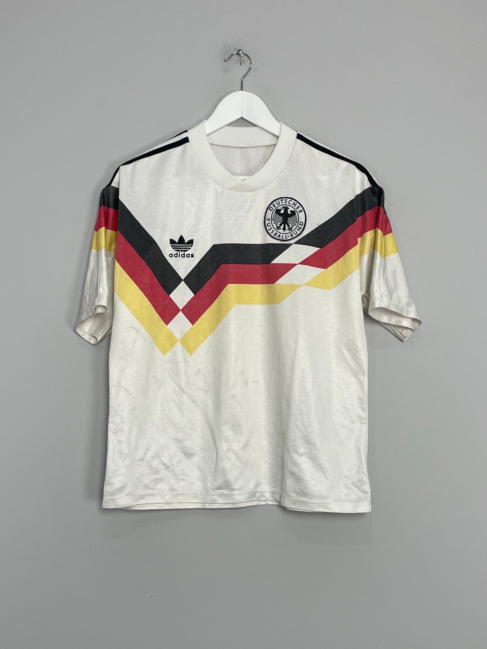 Shop 1988/91 GERMANY HOME SHIRT (S) ADIDAS, classic football shirts, vintage football shirts & retro soccer jerseys at Cult Kits