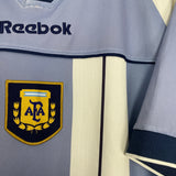 Shop 2000/01 ARGENTINA HOME SHIRT (XL) REEBOK, classic football shirts, vintage football shirts & retro soccer jerseys at Cult Kits