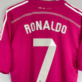 Shop 2014/15 REAL MADRID RONALDO #7 AWAY SHIRT (M) ADIDAS, classic football shirts, vintage football shirts & retro soccer jerseys at Cult Kits