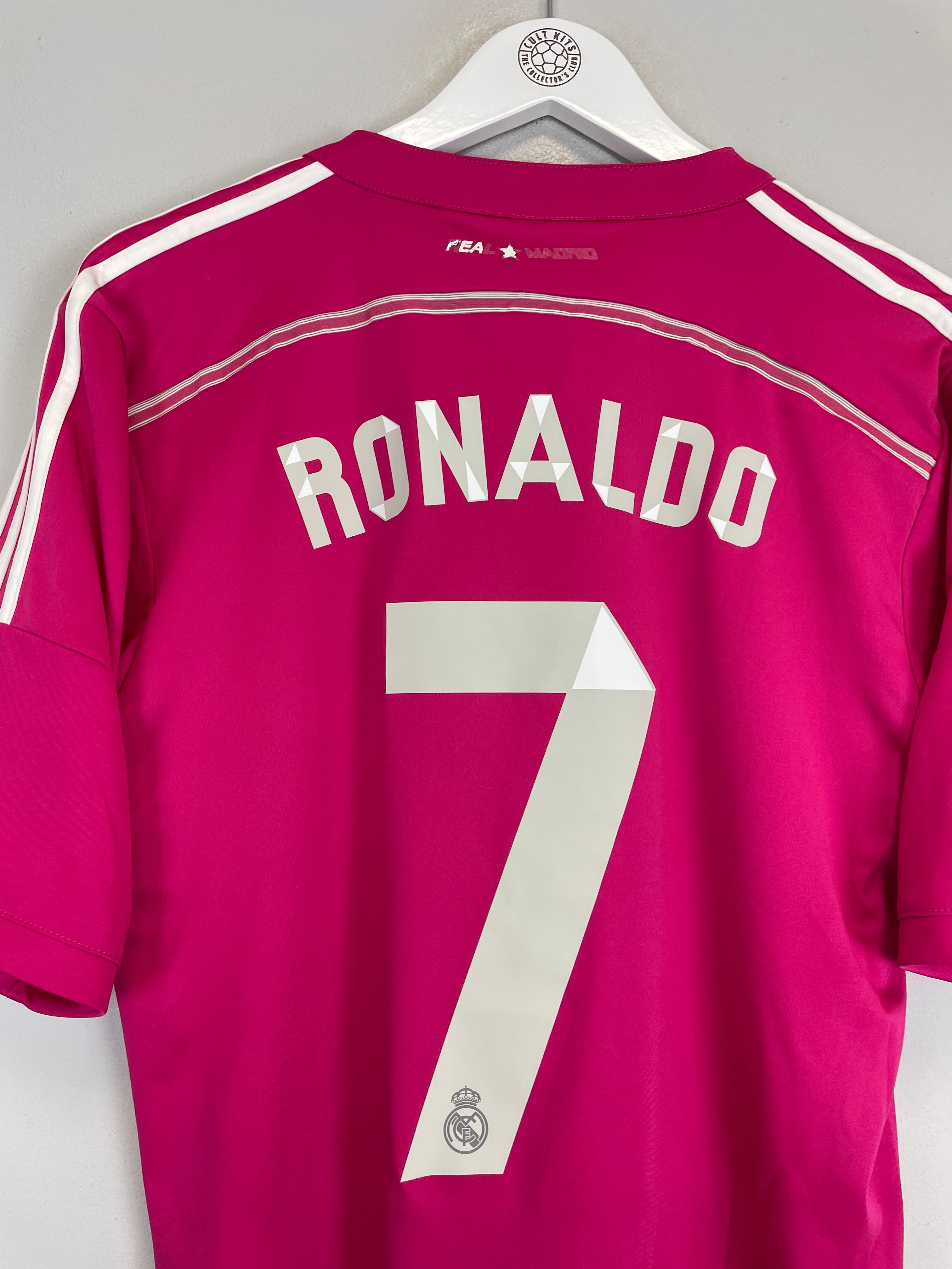 Shop 2014/15 REAL MADRID RONALDO #7 AWAY SHIRT (M) ADIDAS, classic football shirts, vintage football shirts & retro soccer jerseys at Cult Kits