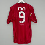 Shop 2000/01 REAL MALLORCA ETO'O #9 HOME SHIRT (L) JOHN SMITH, classic football shirts, vintage football shirts & retro soccer jerseys at Cult Kits