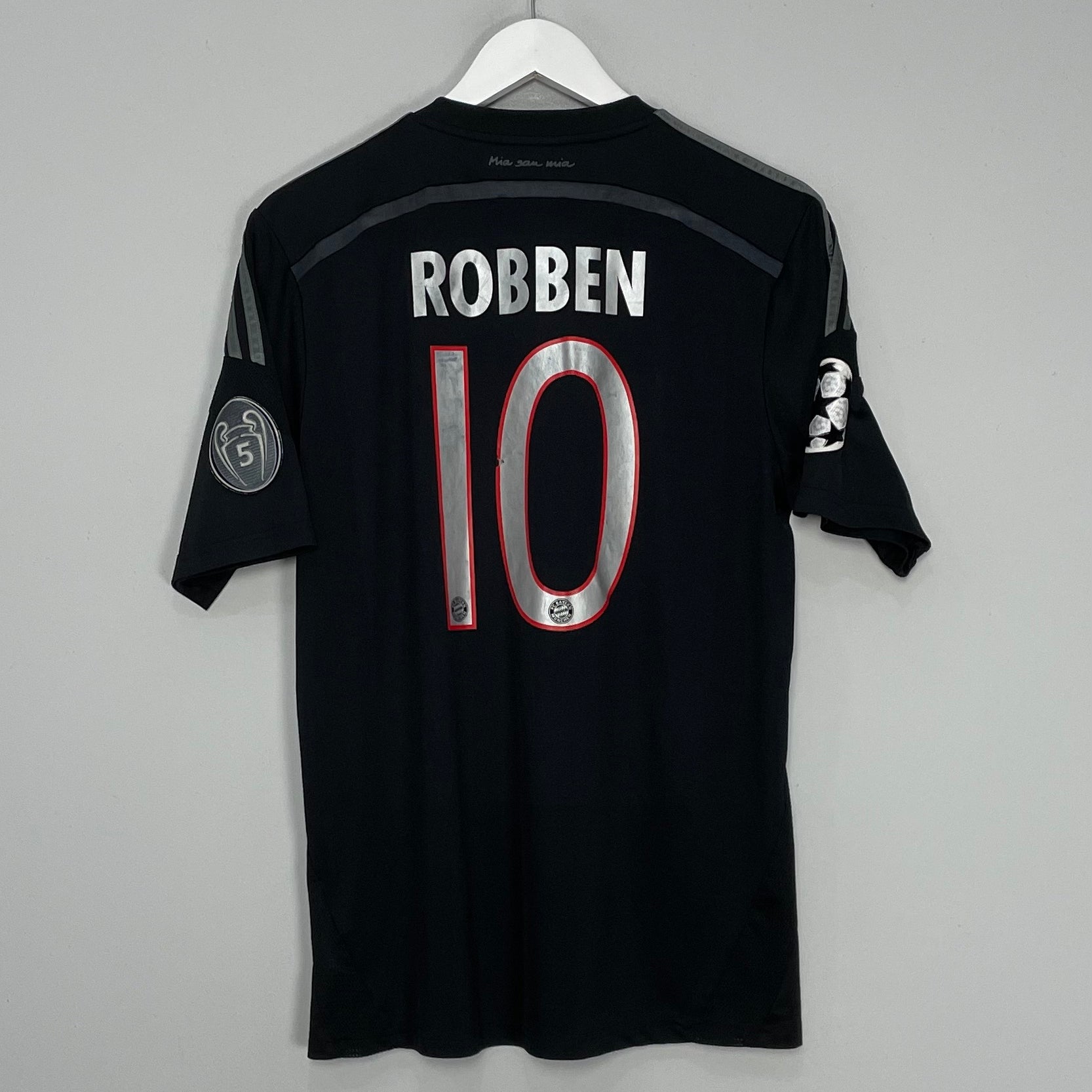 Shop 2014/15 BAYERN MUNICH ROBBEN #10 C/L THIRD SHIRT (M) ADIDAS, classic football shirts, vintage football shirts & retro soccer jerseys at Cult Kits