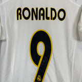 2003/04 REAL MADRID RONALDO #9 HOME SHIRT (S) ADIDAS