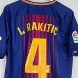 2017/18 BARCELONA I.RAKITIC #4 HOME SHIRT (L) NIKE