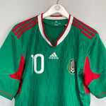 Shop 2010/11 MEXICO C.BLANCO #10 HOME SHIRT (L) ADIDAS, classic football shirts, vintage football shirts & retro soccer jerseys at Cult Kits