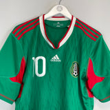 Shop 2010/11 MEXICO C.BLANCO #10 HOME SHIRT (L) ADIDAS, classic football shirts, vintage football shirts & retro soccer jerseys at Cult Kits