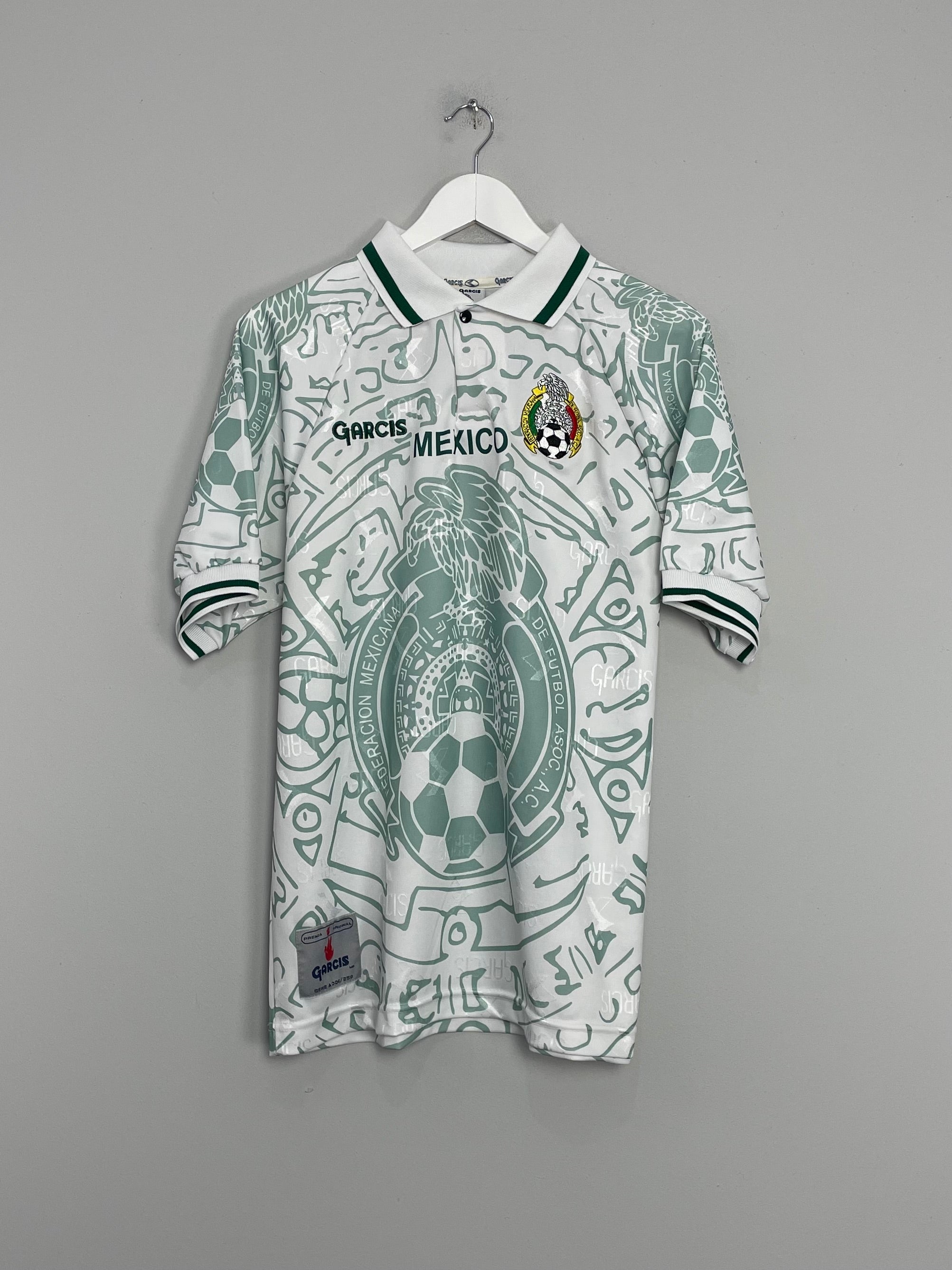 Shop 1999 MEXICO AWAY SHIRT (M) GARCIS, classic football shirts, vintage football shirts & retro soccer jerseys at Cult Kits