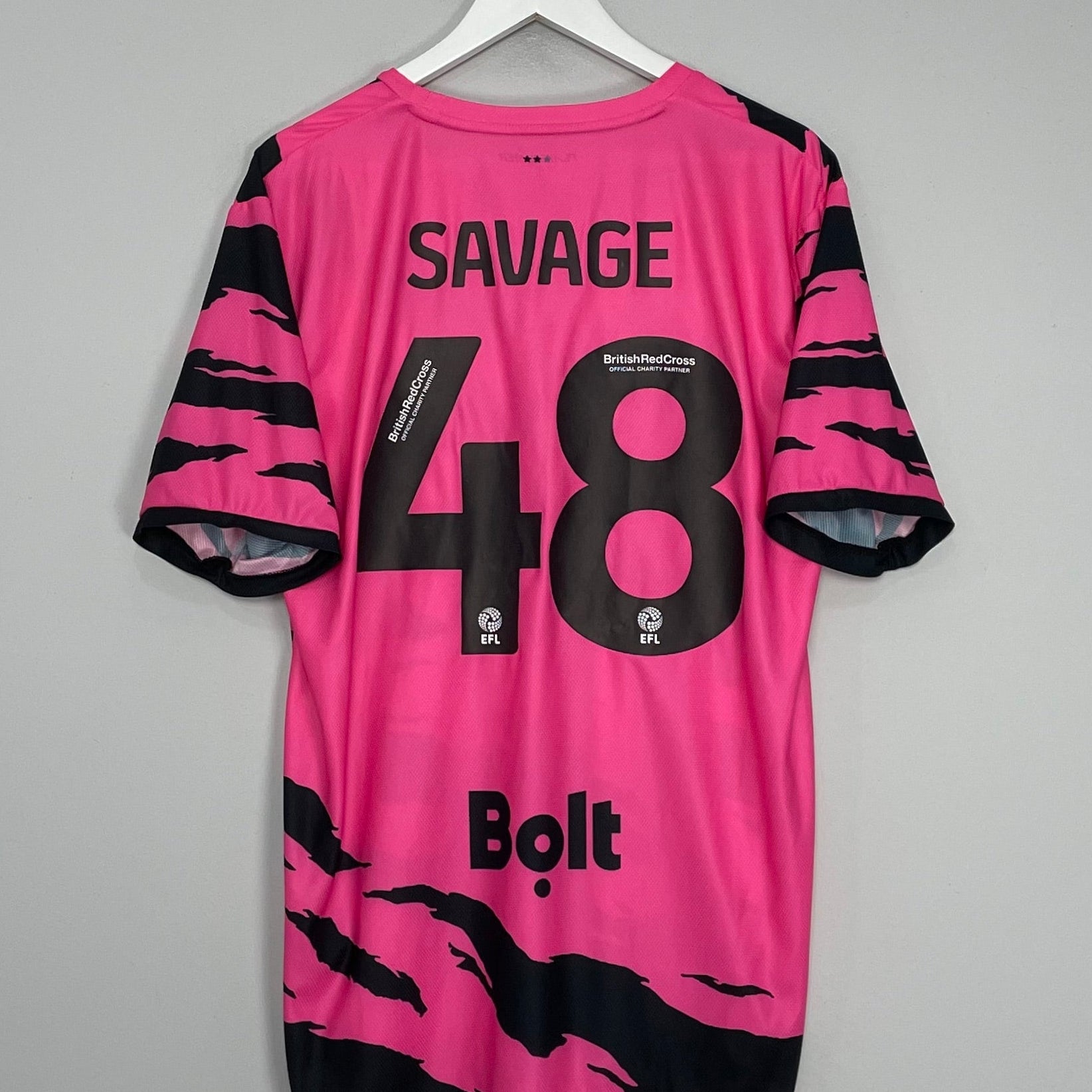 Shop 2022/23 FOREST GREEN ROVERS SAVAGE #48 AWAY SHIRT (L) PL, classic football shirts, vintage football shirts & retro soccer jerseys at Cult Kits