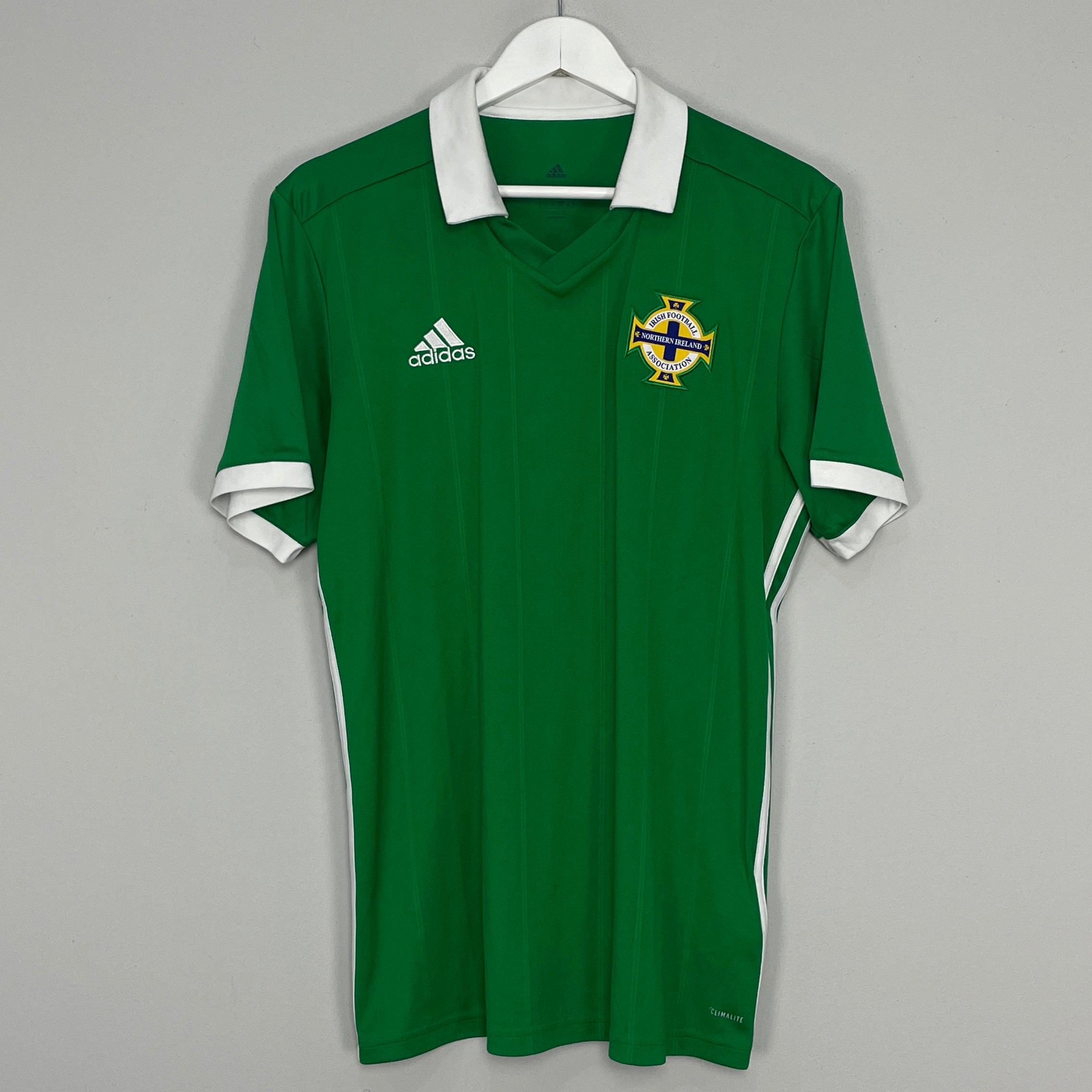 Shop 2017/19 NORTHERN IRELAND HOME SHIRT (L) ADIDAS, classic football shirts, vintage football shirts & retro soccer jerseys at Cult Kits